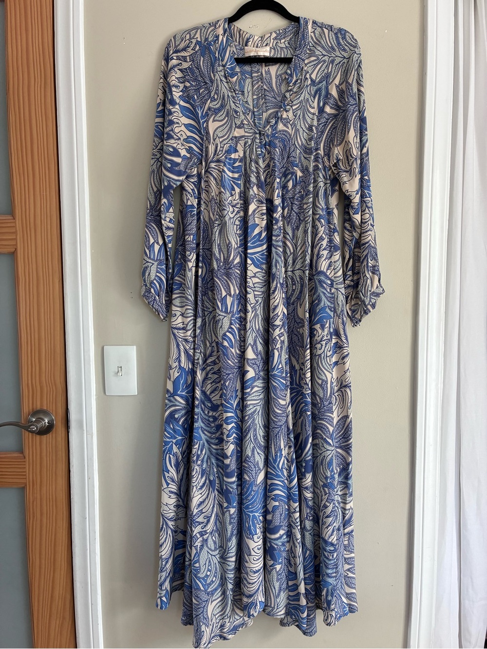 Natalie Martin Silk Fiore Maxi Dress
